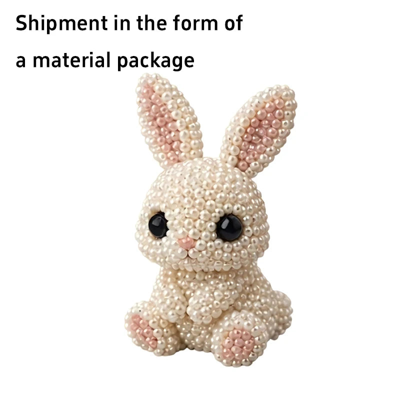 3D Beaded Bird DIY Craft Kit – Handmade Animal Beading Set