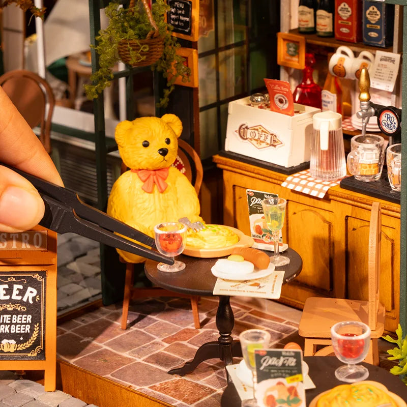 Robotime Rolife Tipsy Restaurant Miniature Kit