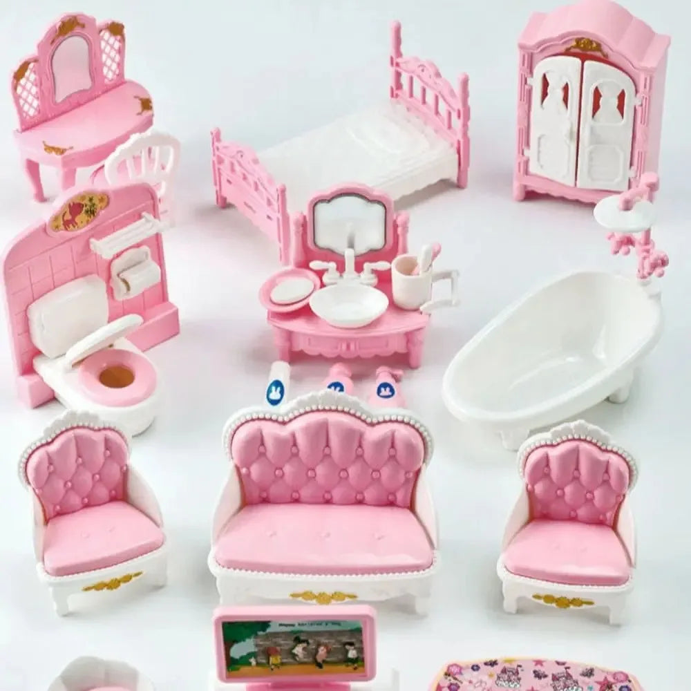 10pcs Kawaii Mini Kitchen Set – Dollhouse Accessories for Girls