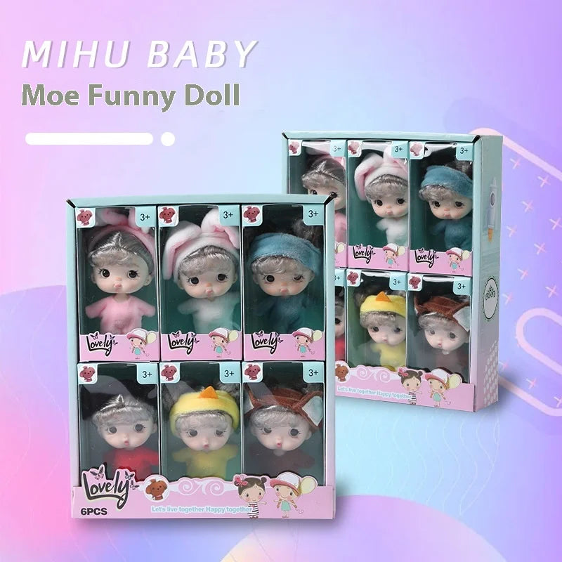 Mini Reborn Sleeping Baby Doll with Clothes & Accessories