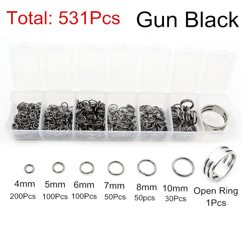 Assorted Jump Ring Set – 8 Colors, 3–10mm