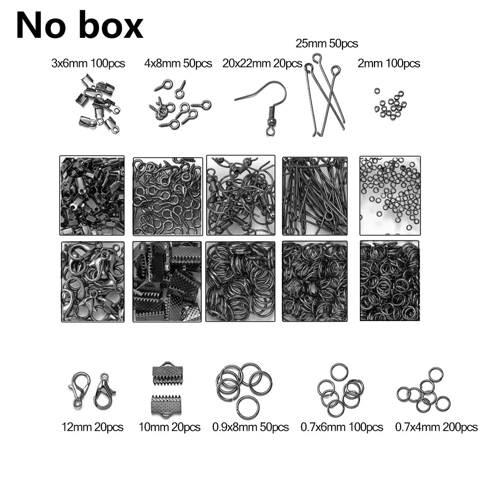 Alloy Jewelry Findings Kit – DIY Repair & Making Set