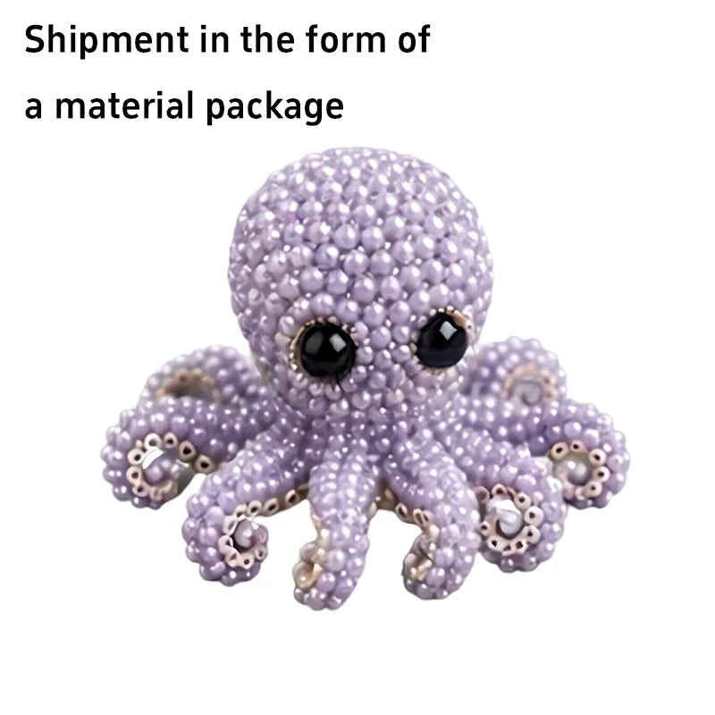 3D Beaded Bird DIY Craft Kit – Handmade Animal Beading Set