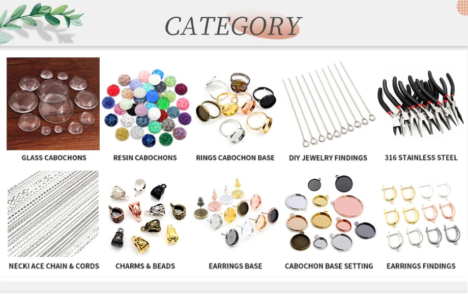 Assorted Jump Ring Set – 8 Colors, 3–10mm