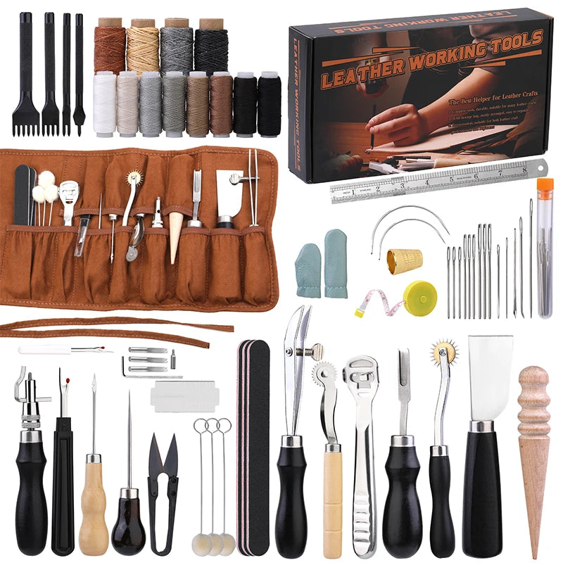 KRABALL Professional Leather Craft Tool Kit