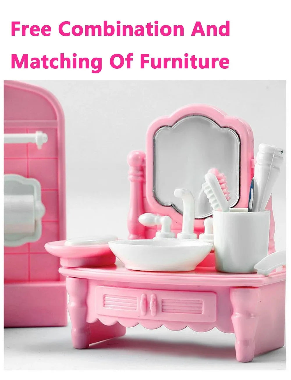 10pcs Kawaii Mini Kitchen Set – Dollhouse Accessories for Girls
