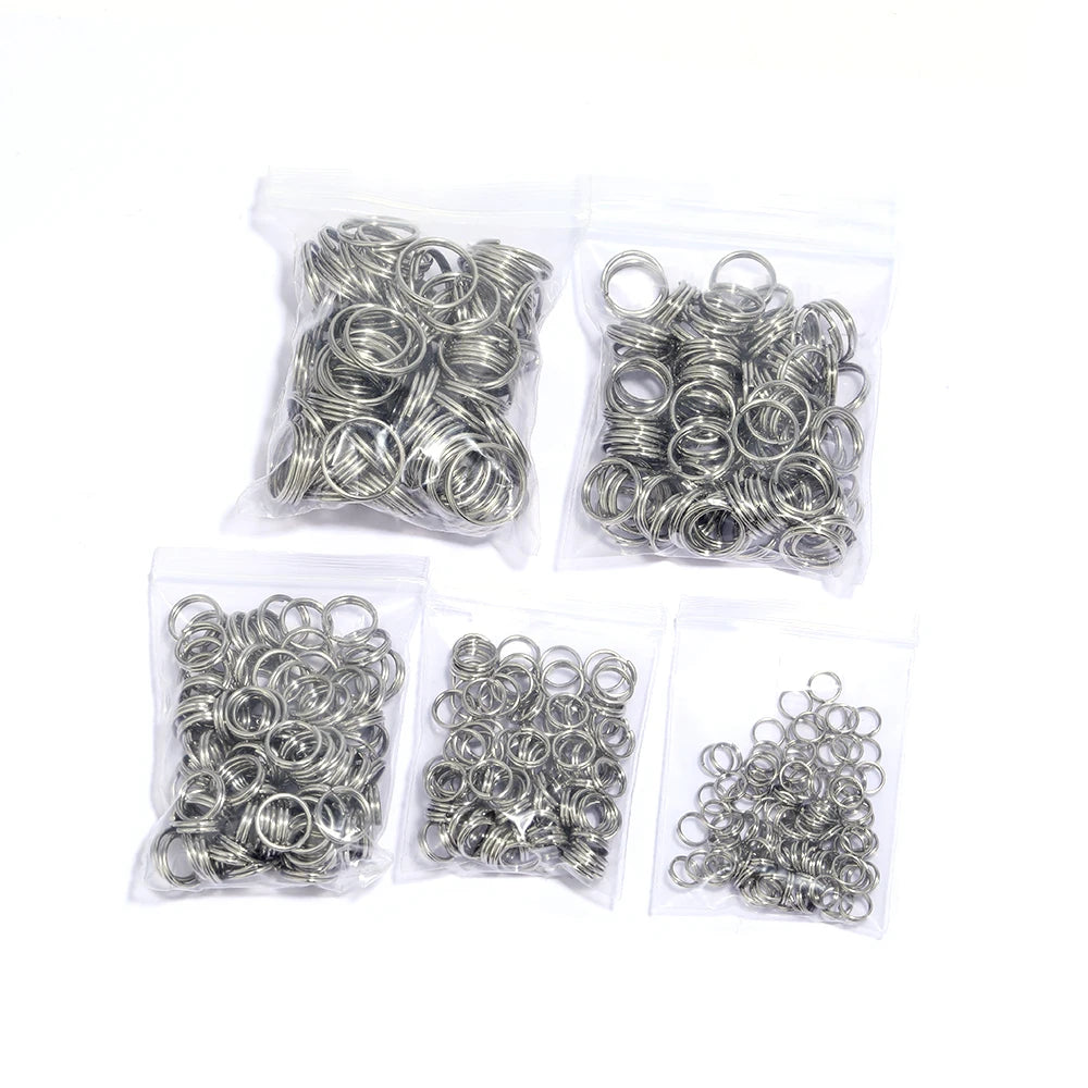 100Pcs Stainless Steel Jump Rings for DIY Jewelry