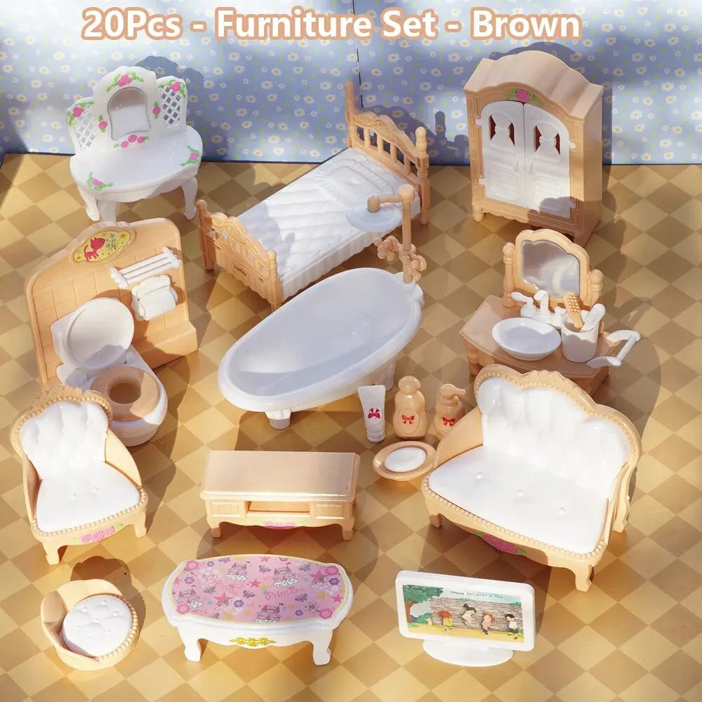 10pcs Kawaii Mini Kitchen Set – Dollhouse Accessories for Girls