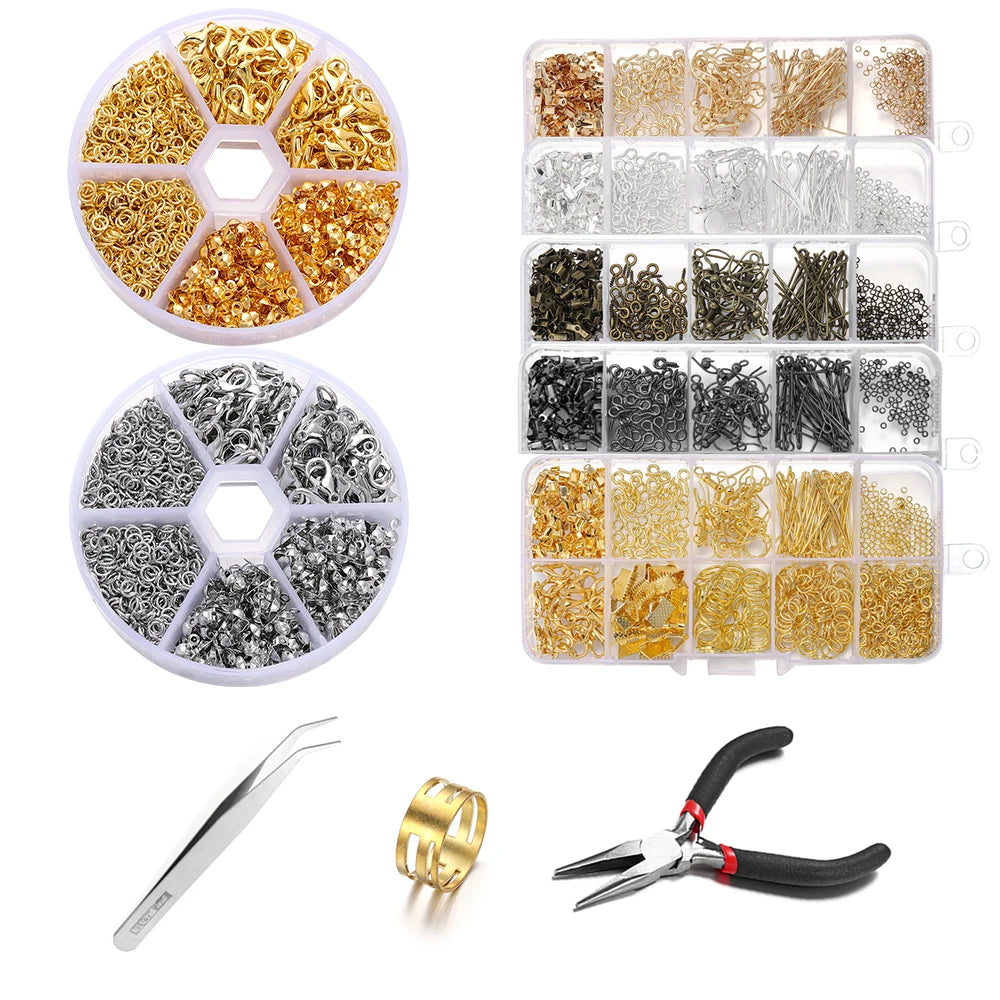 Alloy Jewelry Findings Kit – DIY Repair & Making Set
