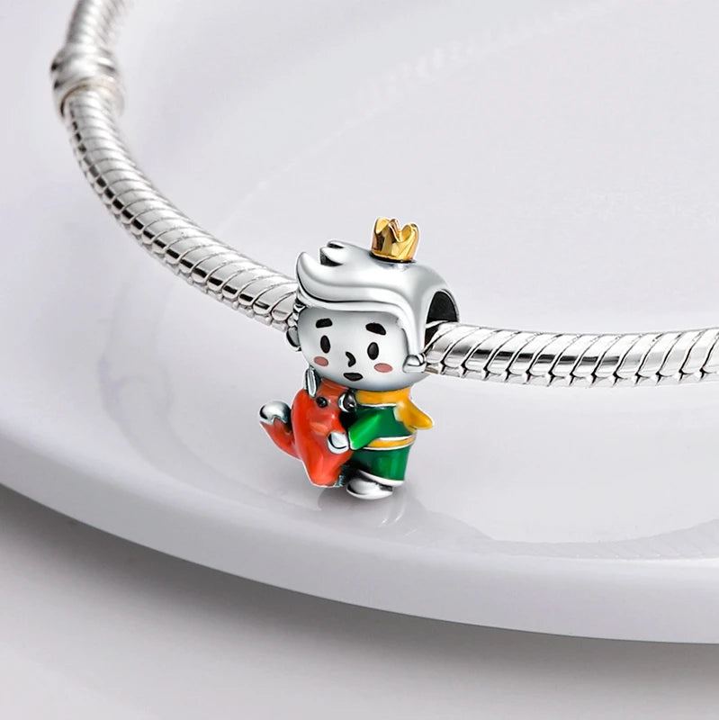 Enamel Boy & Girl Charm Beads – 925 Silver Fit Original Bracelets