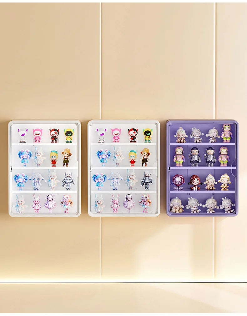 Wall-Mounted Display Box – Magnetic Toy Organizer for Action Figures