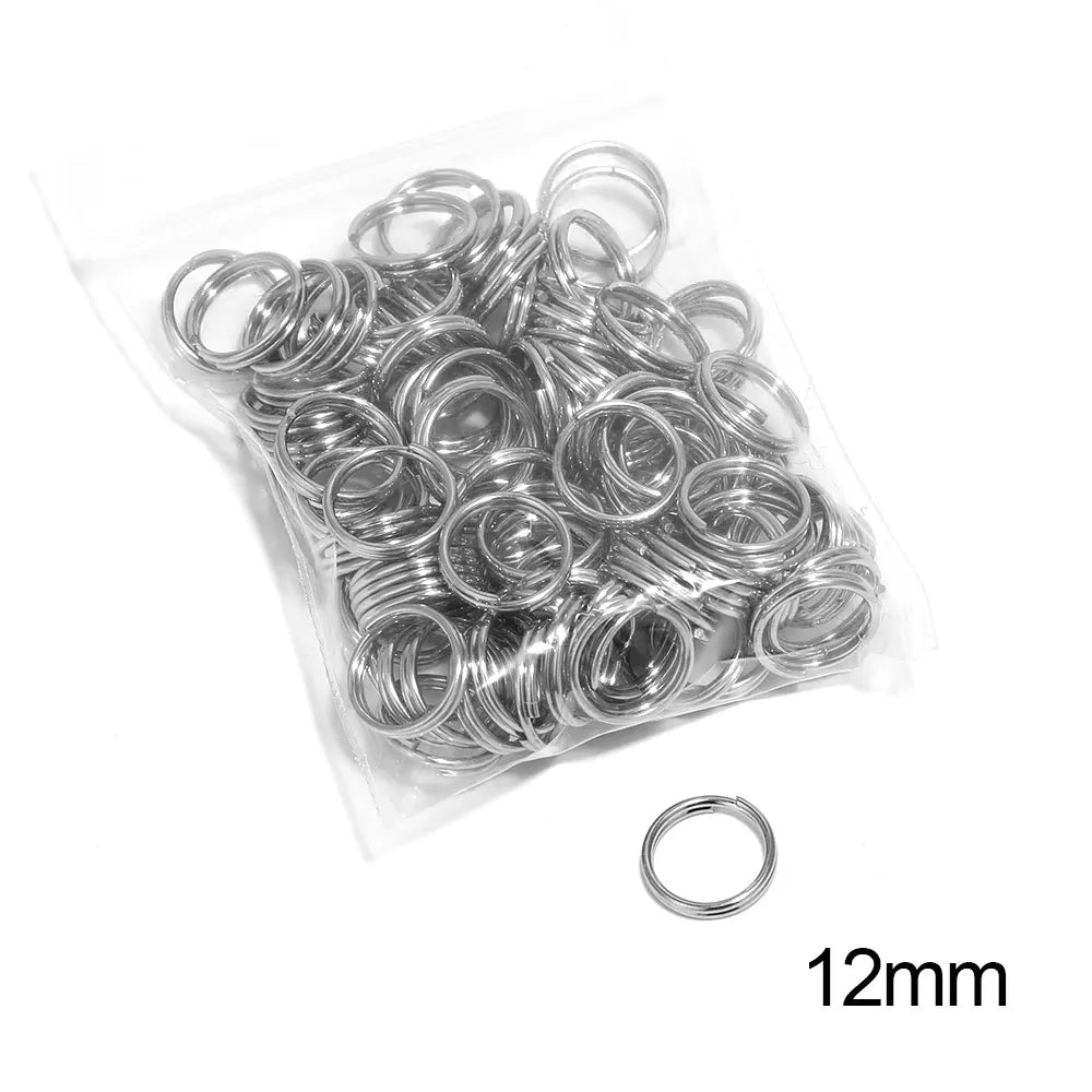 100Pcs Stainless Steel Jump Rings for DIY Jewelry