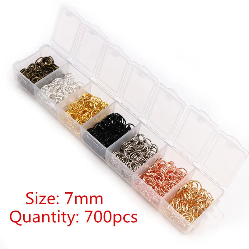 Assorted Jump Ring Set – 8 Colors, 3–10mm