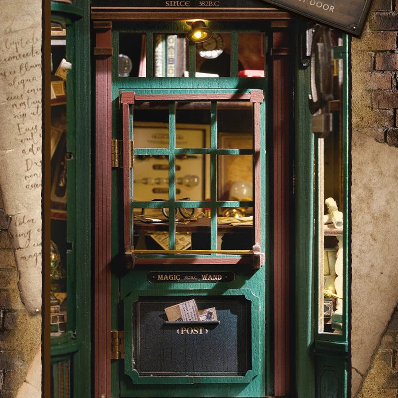 Wooden DIY Miniature Dollhouse Kit with Furniture