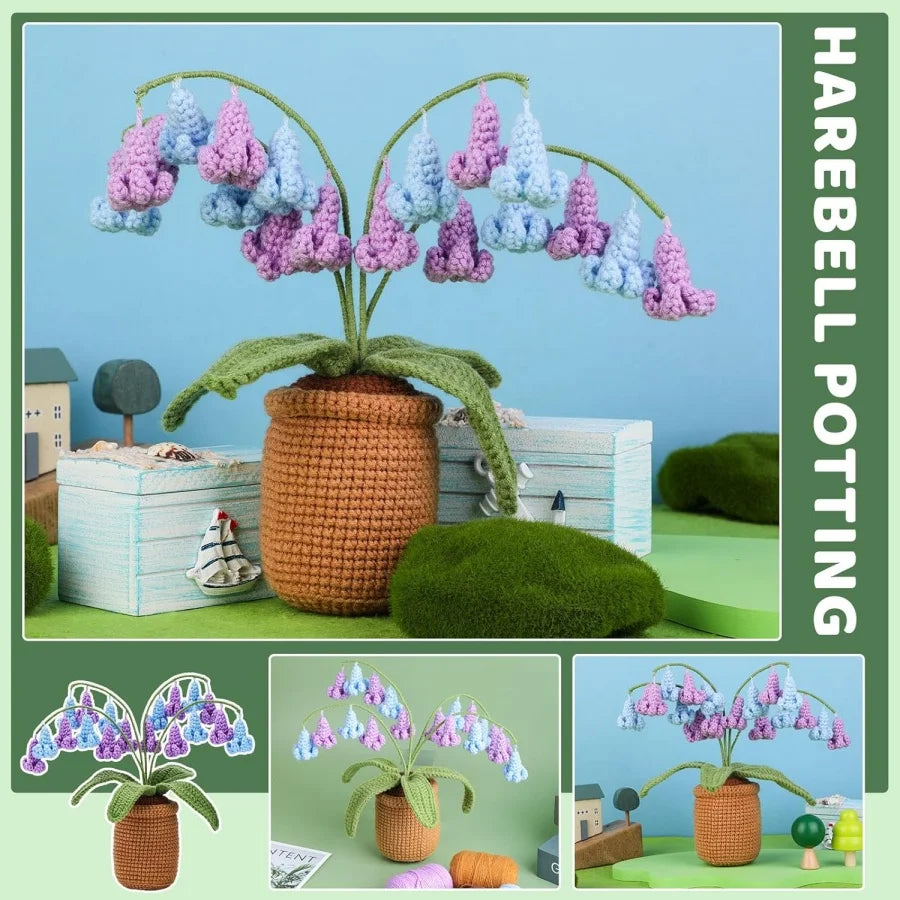 Beginner Crochet Kit – Flower Potted Plants