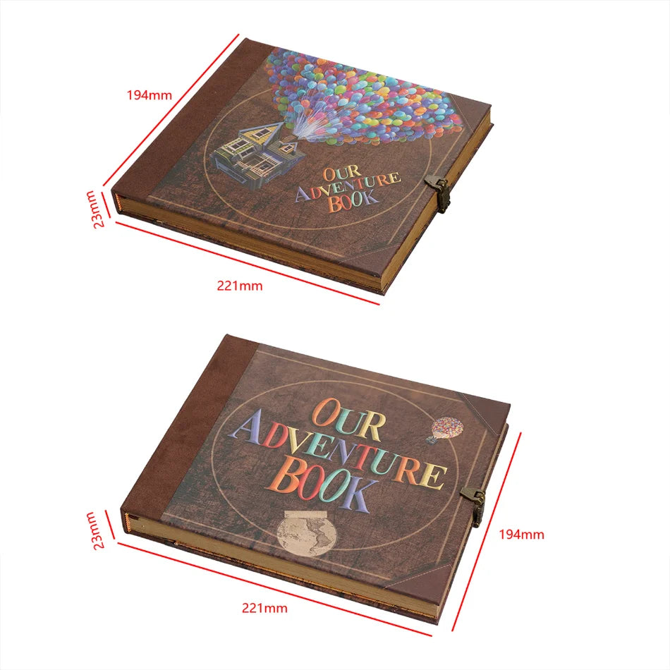 Retro DIY Scrapbook Photo Album – 146 Pages