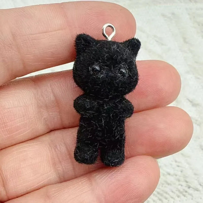 5-Piece 3D Animal Resin Charms – DIY Jewelry Set