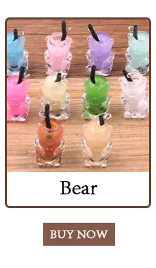 10pcs Glitter Star Lollipop Resin Charms