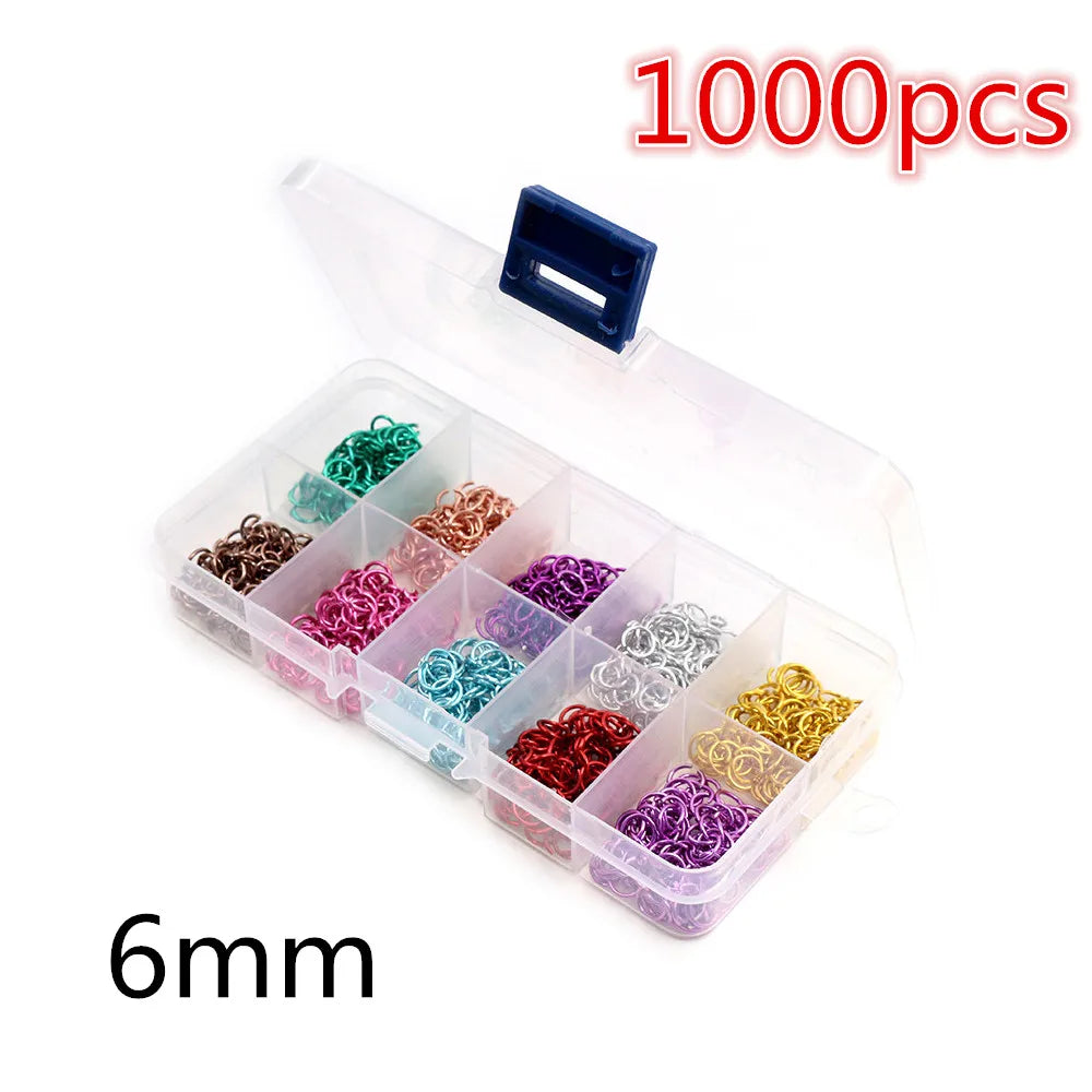 Assorted Jump Ring Set – 8 Colors, 3–10mm