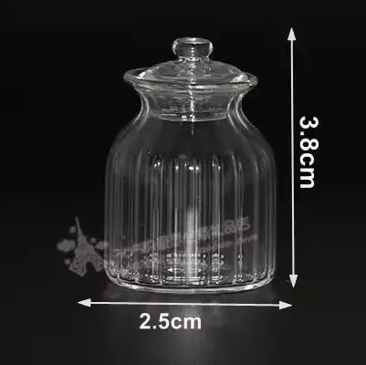 1:12 Mini Dollhouse Cookies in Glass Jar