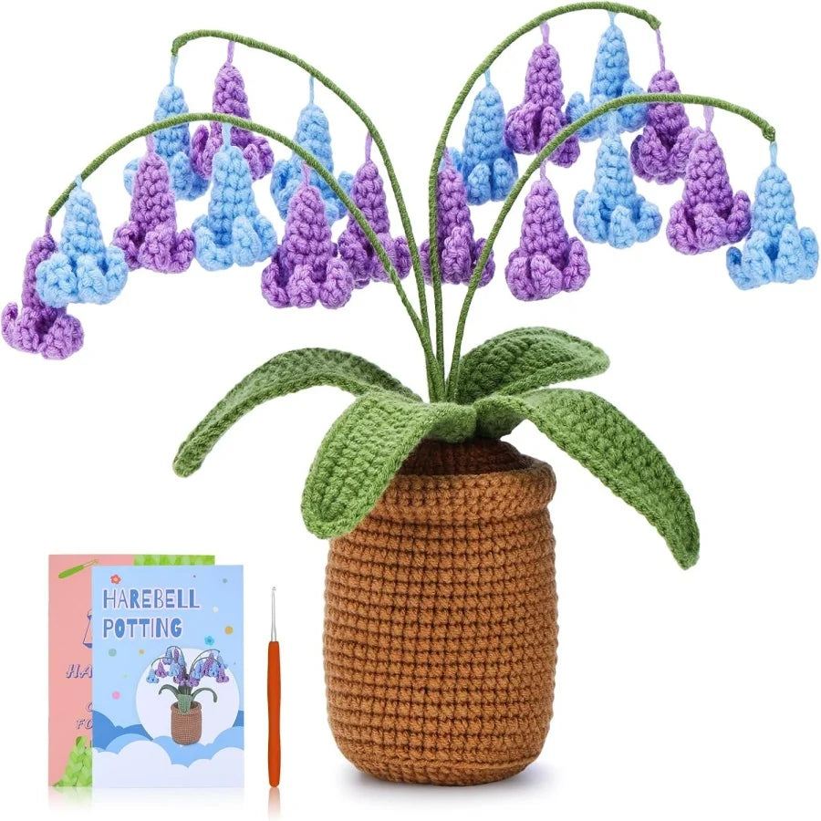 Beginner Crochet Kit – Flower Potted Plants