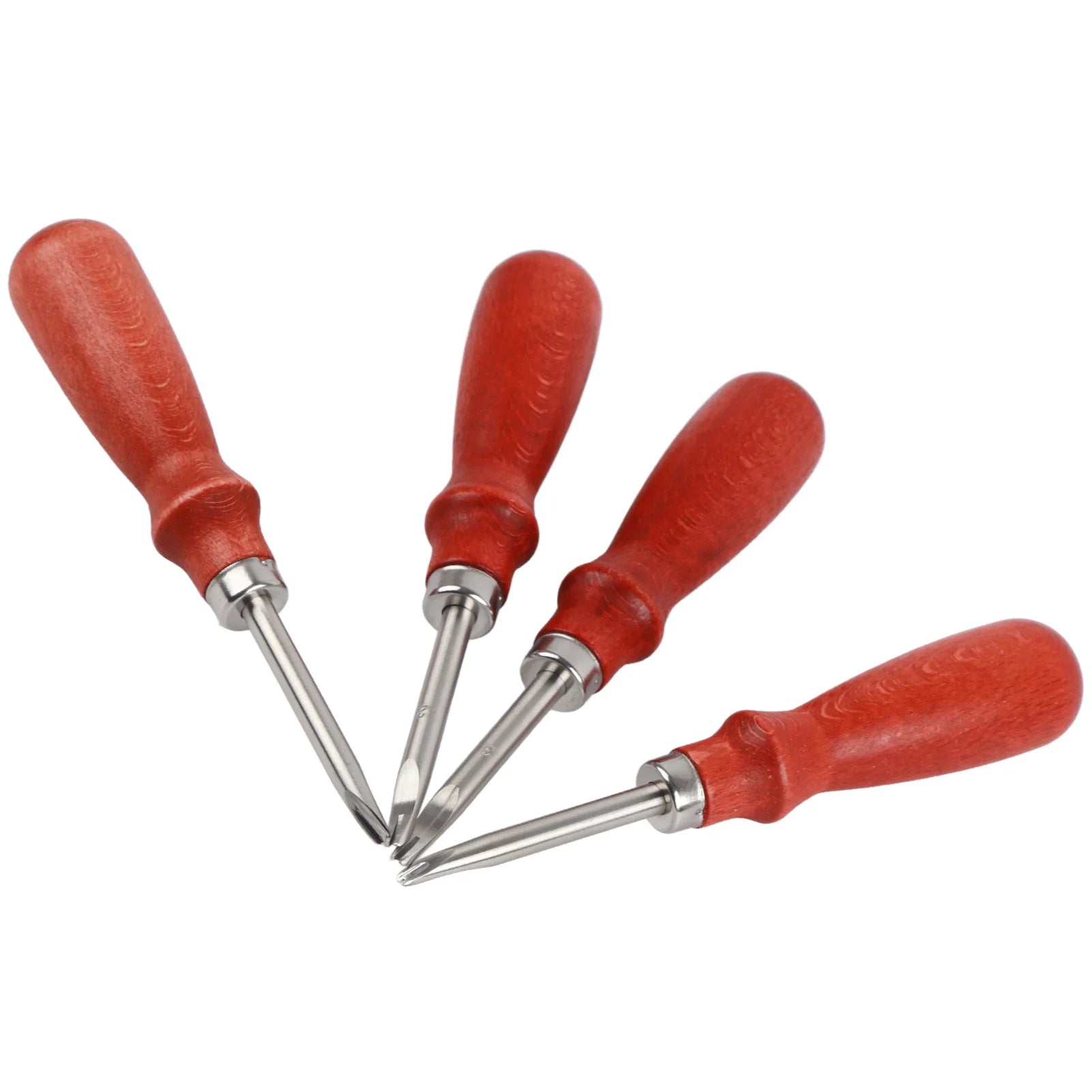 4PCS Leather Edge Beveling Tool Kit