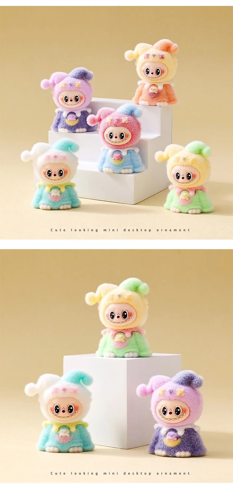 Cute Bunny Mini Figures – Anime Ornaments & Blind Box Dolls