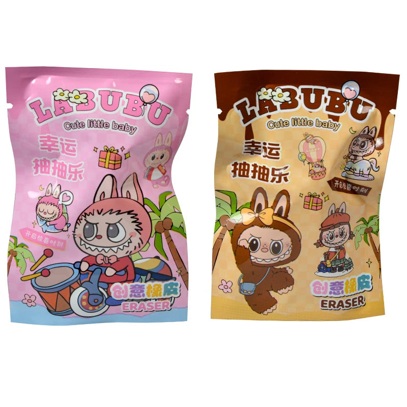 32-Piece Blind Box Anime Figure & Eraser Set