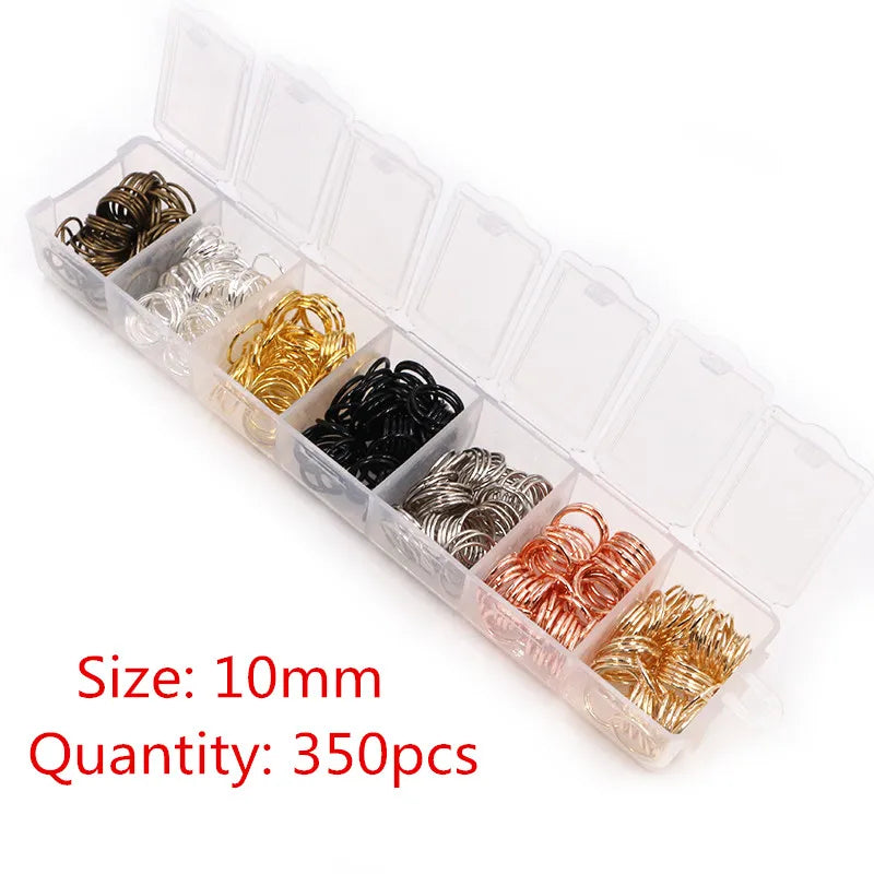 Assorted Jump Ring Set – 8 Colors, 3–10mm