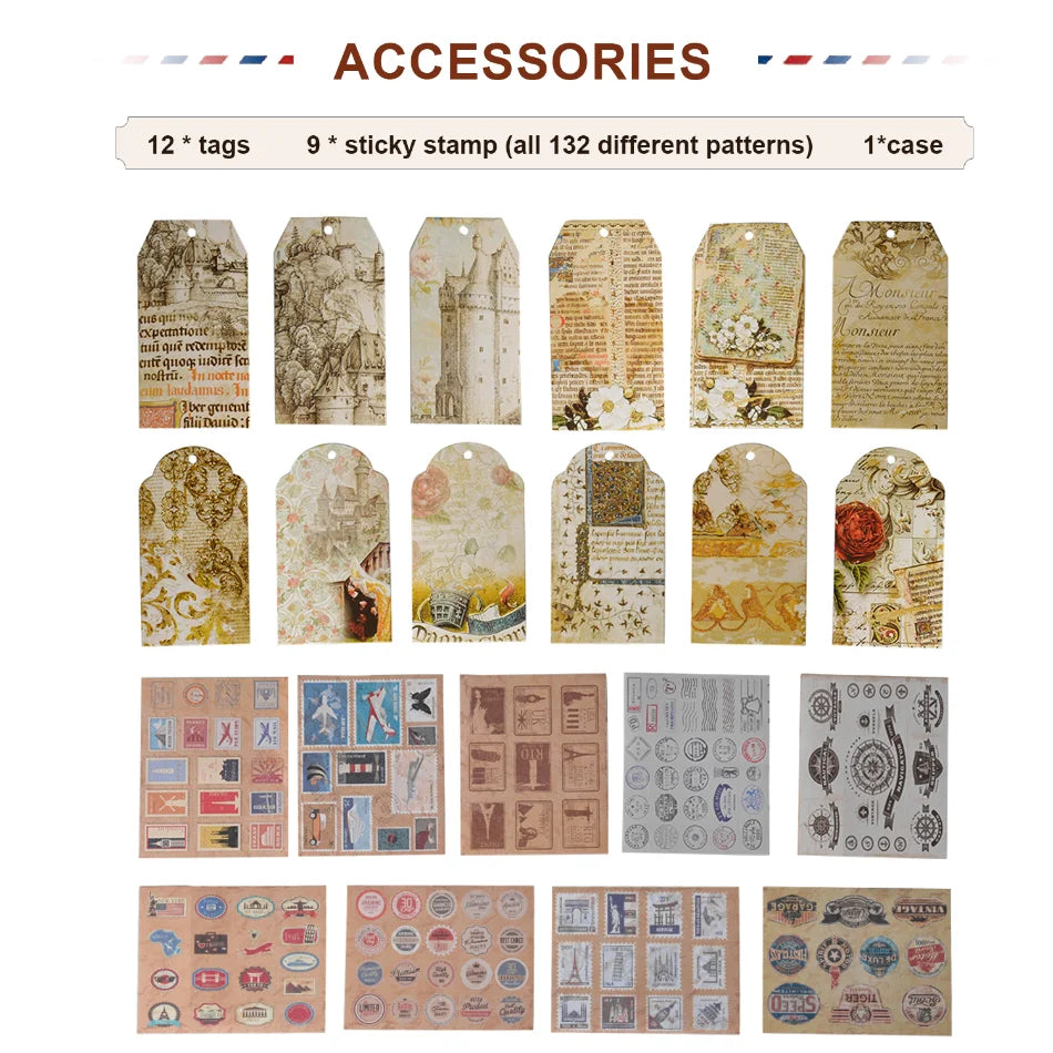 Retro DIY Scrapbook Photo Album – 146 Pages