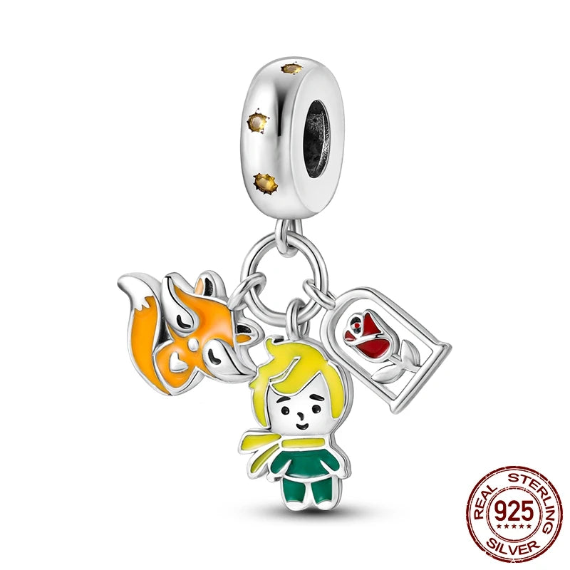 Enamel Boy & Girl Charm Beads – 925 Silver Fit Original Bracelets