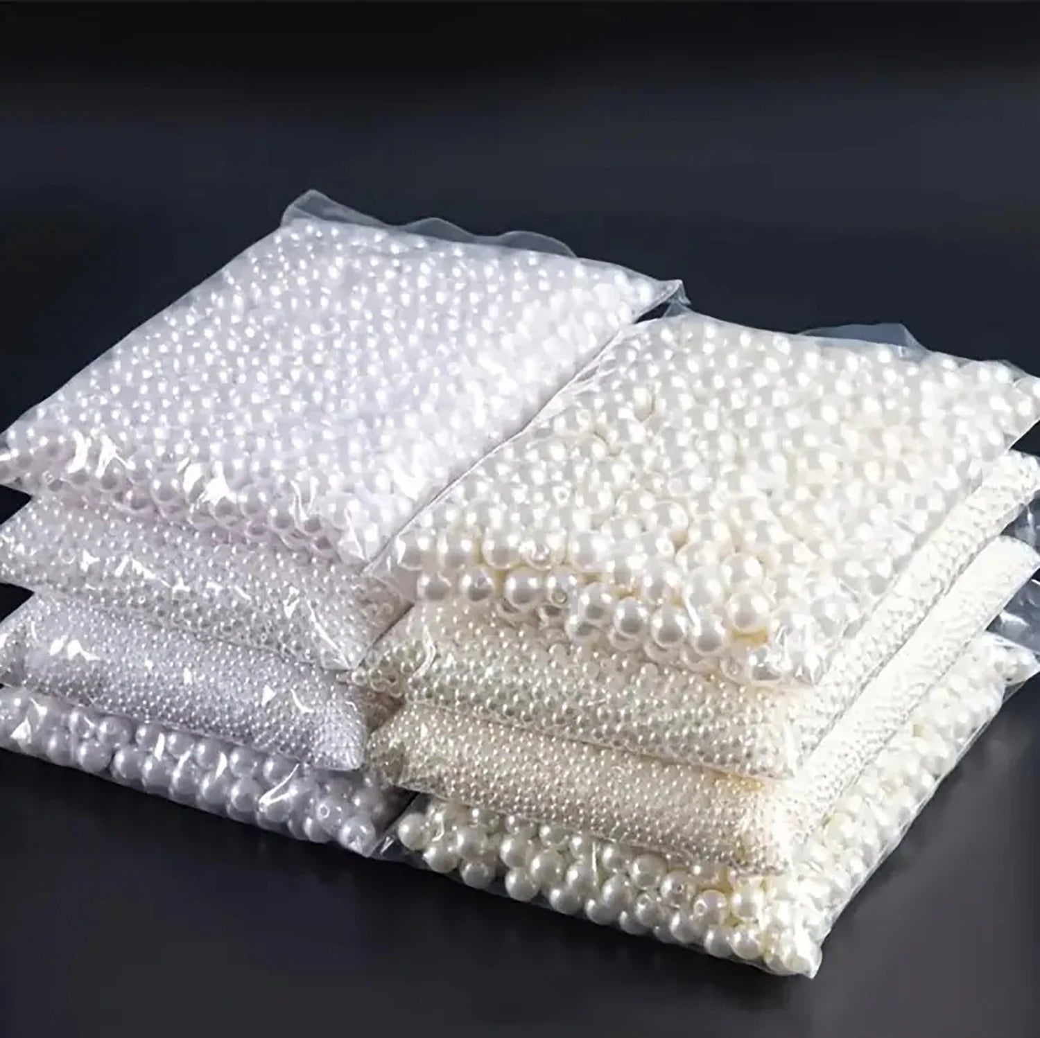 60–1000pcs ABS Pearl Beads for DIY Jewelry
