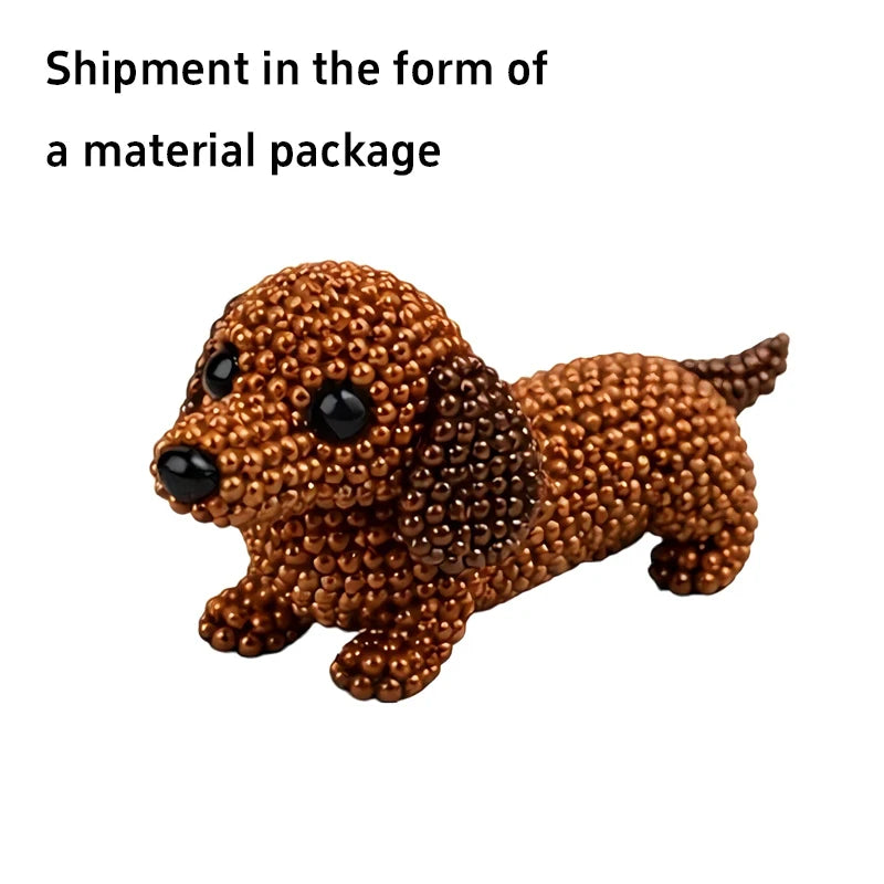 3D Beaded Bird DIY Craft Kit – Handmade Animal Beading Set