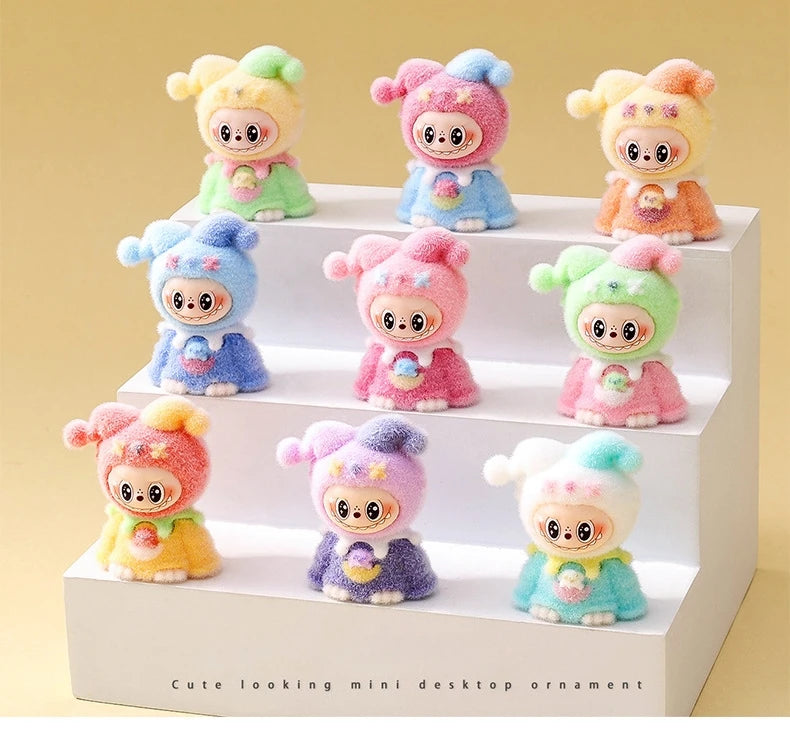 Cute Bunny Mini Figures – Anime Ornaments & Blind Box Dolls