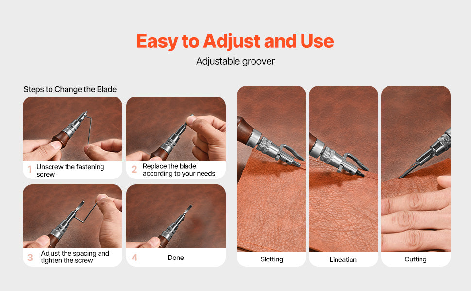 VEVOR Leather Working Tools Kit with Bag – 38–92pcs